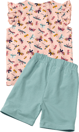 Schlafanzug Pro Climate mit Schmetterling-Muster, rosa, Gr. 104/110 ALANA