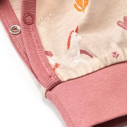Schlafanzug mit Einhorn-Muster, rosa, Gr. 62/68 ALANA