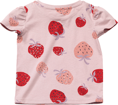 T-Shirt mit Erdbeeren-Muster, rosa, Gr. 140 ALANA