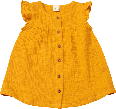 Tunika aus Musselin, gelb, Gr. 122 ALANA