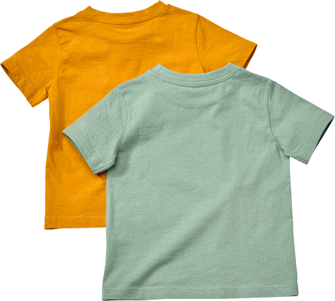 T-Shirts, grün + gelb, Gr. 92 ALANA