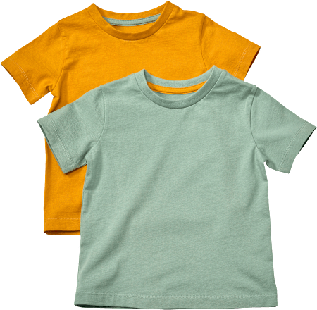 T-Shirts, grün + gelb, Gr. 92 ALANA