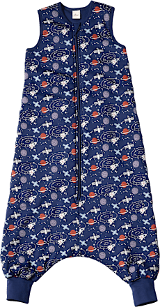 Schlafsack mit Beinen 2 TOG, mit Weltraum-Muster, blau, 100 cm ALANA