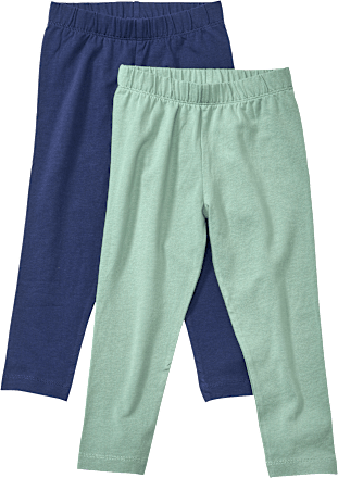 Leggings, grün + blau, Gr. 140 ALANA