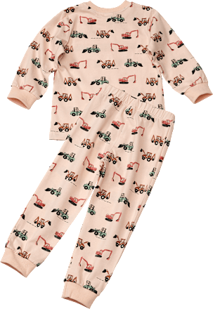 Schlafanzug mit Traktor-Muster, beige, Gr. 98 ALANA
