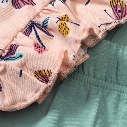 Schlafanzug Pro Climate mit Schmetterling-Muster, rosa, Gr. 104/110 ALANA