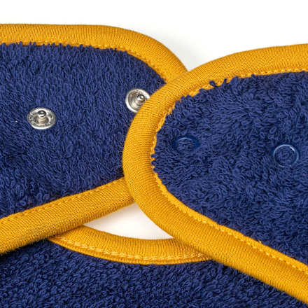 Ärmellätzchen mit Elefanten-Motiv, blau ALANA