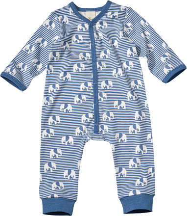 Schlafanzug mit Elefanten-Muster, blau, Gr. 86/92 ALANA