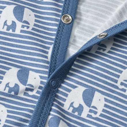Schlafanzug mit Elefanten-Muster, blau, Gr. 86/92 ALANA