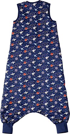 Schlafsack mit Beinen 2 TOG, mit Weltraum-Muster, blau, 100 cm ALANA