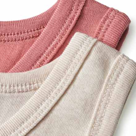 Unterhemden, beige + rosa, Gr. 110/116 ALANA