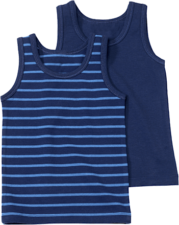 Unterhemden, blau, Gr. 134/140 ALANA