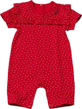 Schlafanzug mit Punkte-Muster, rot, Gr. 74/80 ALANA