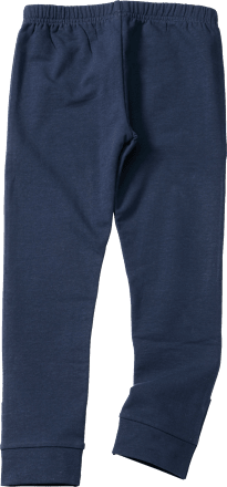 Kinder Leggings, Gr. 110, mit Baumwolle, blau PUSBLU