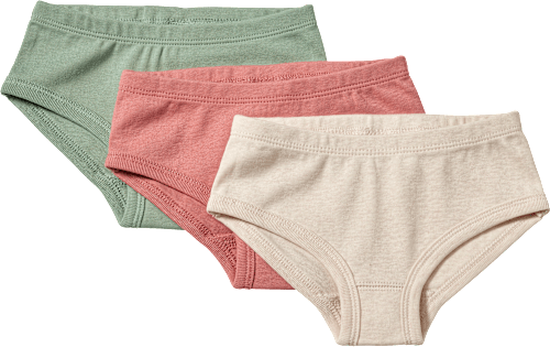 Slips, rosa + grün + beige, Gr. 122/128 ALANA