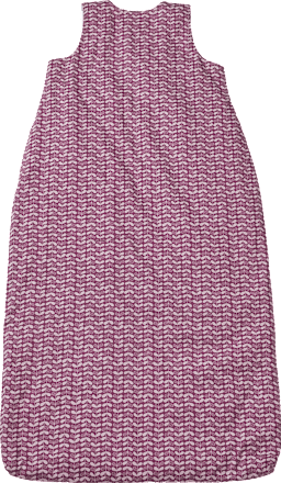 Schlafsack 1,5 TOG, mit Web-Muster, lila, 110 cm ALANA