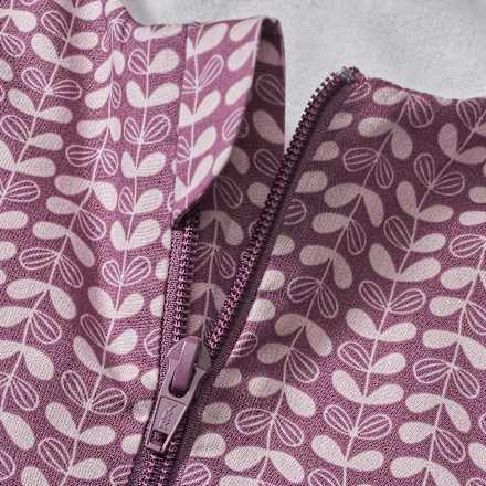 Schlafsack 1,5 TOG, mit Web-Muster, lila, 110 cm ALANA