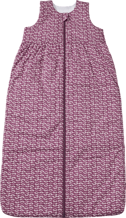 Schlafsack 1,5 TOG, mit Web-Muster, lila, 110 cm ALANA