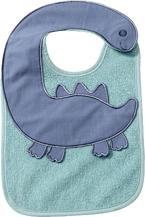 Lätzchen mit Dino-Motiv, blau ALANA