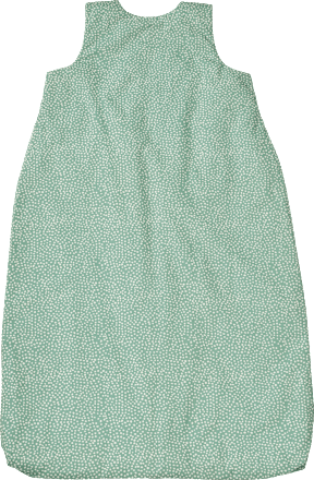 Schlafsack 1 TOG mit Punkte-Muster, grün, 80 cm ALANA