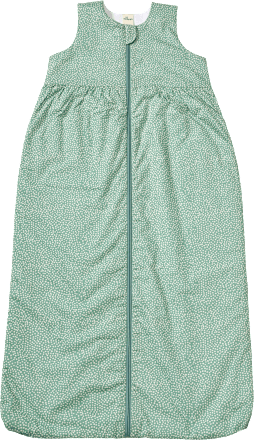 Schlafsack 1 TOG mit Punkte-Muster, grün, 100 cm ALANA