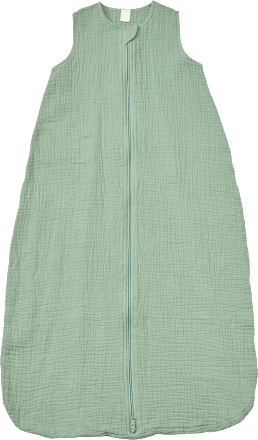Schlafsack 0,5 TOG aus Musselin, grün, 80 cm ALANA