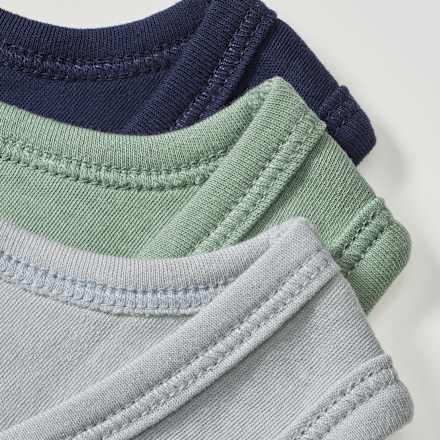 Bodys Ärmellos, grün + blau, Gr. 86/92 ALANA