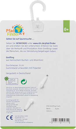 Greifling Fisch, aus Holz, bunt, für Mädchen und Jungen fehn