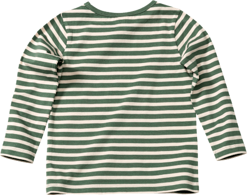 Kinder Langarmshirt, Gr. 110, in Bio-Baumwolle, grün ALANA