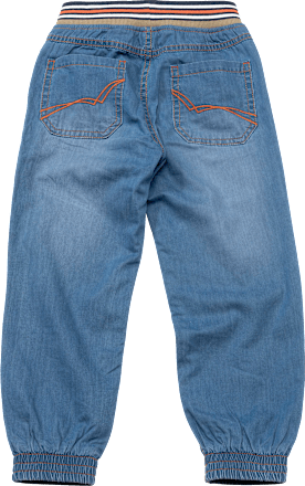 Kinder Hose gefüttert, Gr. 116, in Bio-Baumwolle, blau ALANA