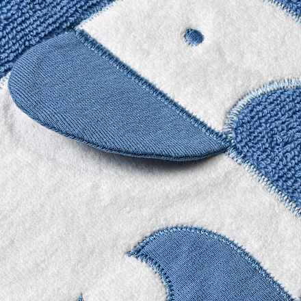 Lätzchen mit Elefanten-Motiv, blau ALANA