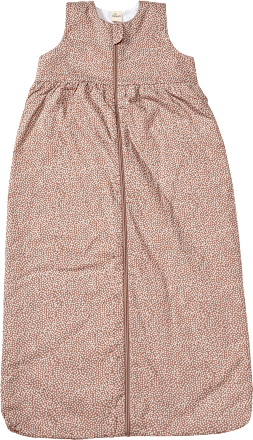 Schlafsack 1 TOG mit Punkte-Muster, braun, 110 cm ALANA