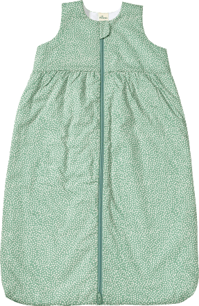 Schlafsack 1 TOG mit Punkte-Muster, grün, 80 cm ALANA