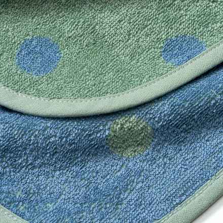 Badeponcho mit Punkten, grün & blau ALANA