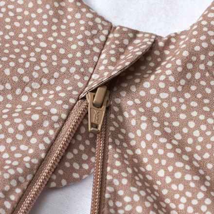 Schlafsack 1 TOG mit Punkte-Muster, braun, 90 cm ALANA
