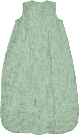 Schlafsack 0,5 TOG aus Musselin, grün, 80 cm ALANA
