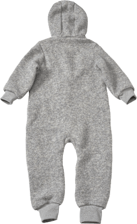 Overall mit Bio-Schurwolle, grau, Gr. 86/92 ALANA