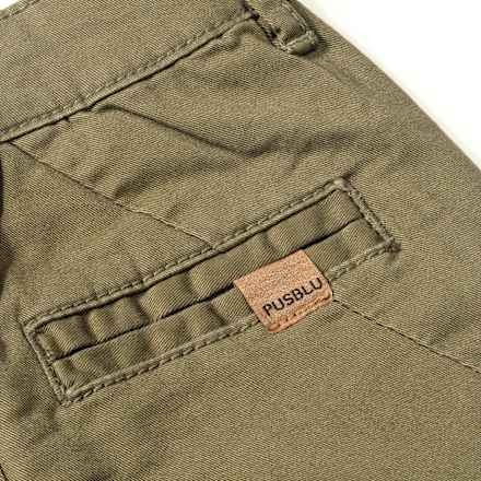 Kinder Hose, Gr. 110, mit Baumwolle, grün PUSBLU