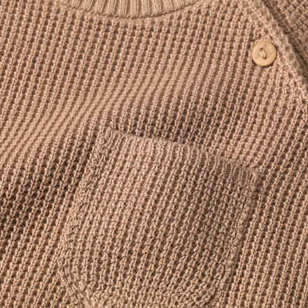Pullover aus Strick, beige, Gr. 86 PUSBLU