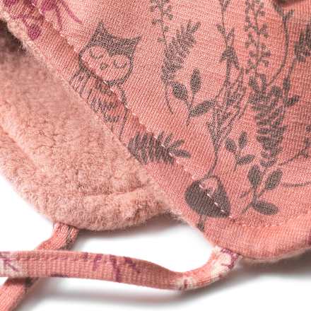 Baby Mütze, Gr. 46/47, mit Bio-Baumwolle, rosa ALANA