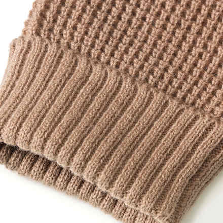 Pullover aus Strick, beige, Gr. 86 PUSBLU