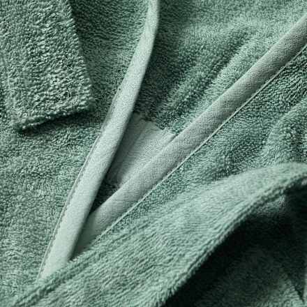 Kinder Bademantel, grün, Gr. 134/140 PUSBLU