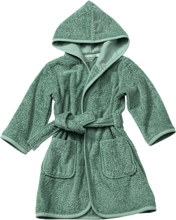 Kinder Bademantel, grün, Gr. 104 PUSBLU