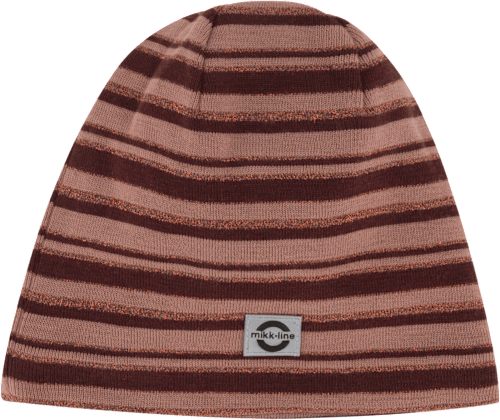 Mütze mit Merinowolle, rosa, Gr. 110/116 Mikk-Line