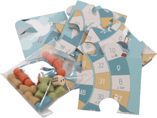 Würfelspielset für unterwegs, ca. 15 x 15 x 5 cm BN+K med