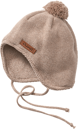 Mütze aus Strick, beige, Gr. 46/47 ALANA