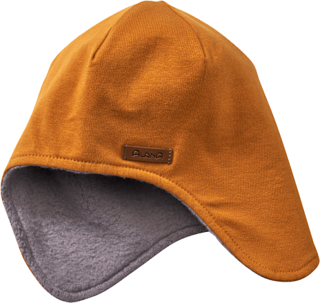 Mütze, braun & grau, Gr. 54/55 ALANA
