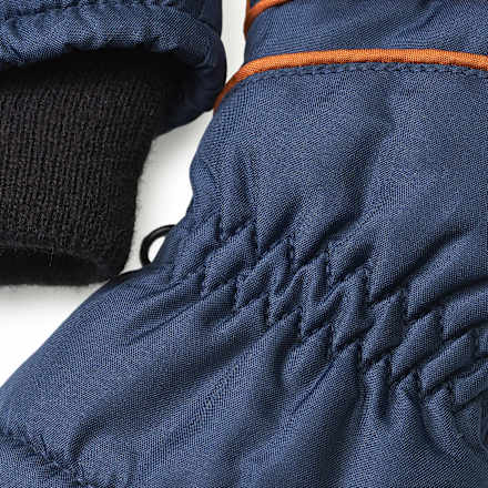 Handschuhe, blau & braun, Gr. 3 PUSBLU