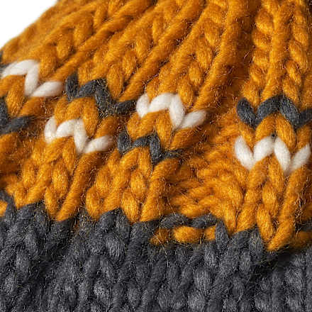 Mütze mit Pinguin-Motiv, grau, Gr. 46/47 PUSBLU