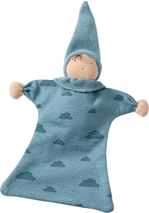 Püppchen mit Wolken-Muster, blau ALANA